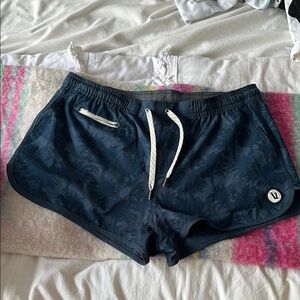 Women's Navy Blue Athletic Shorts